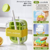 Crush Cup Ice Cube Water Bottle 500ml Reusable Hydration with Built-In Ice Press