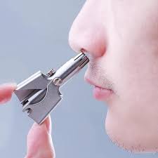 Mini Manual Nose Hair Trimmer – Stainless Steel