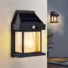 Solar Sensor Wall Lamp – Vintage Style