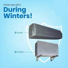AC Cover 1.5 Ton – Waterproof & Dustproof Parachute Material Cover for Indoor and Outdoor Units