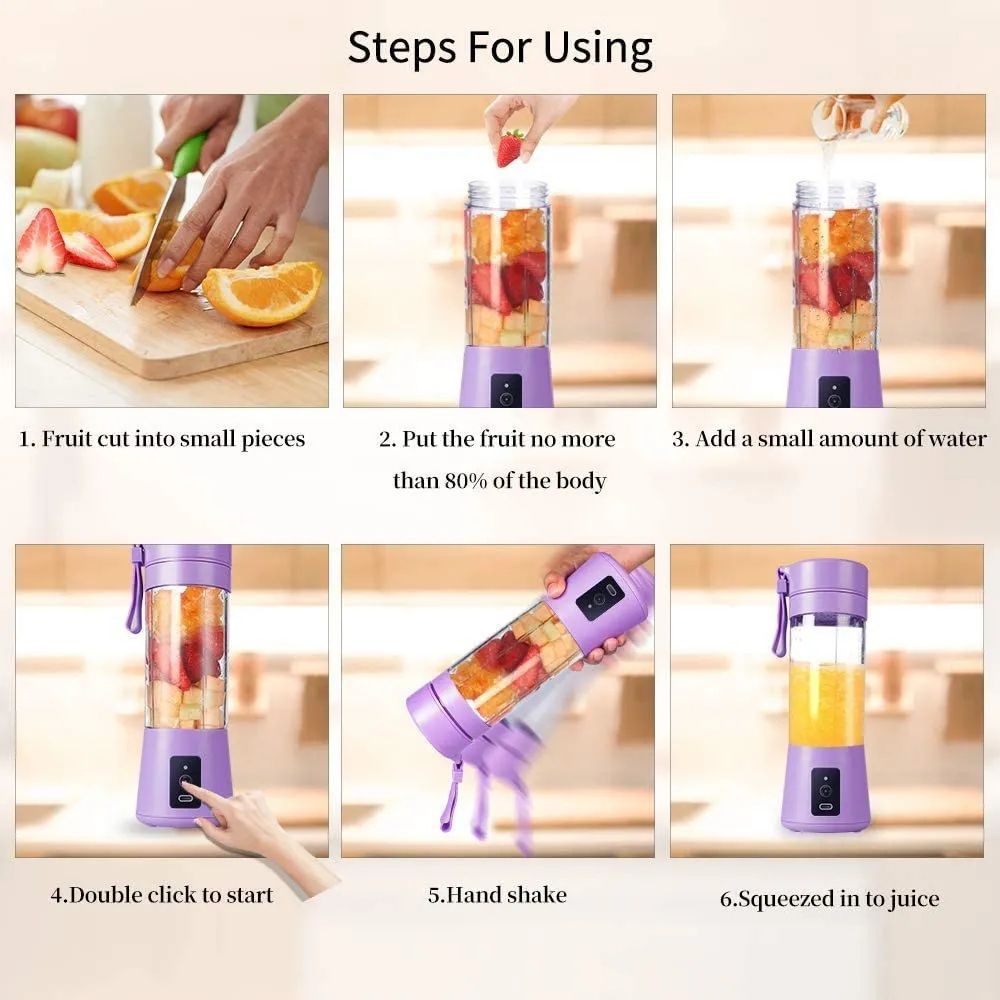 c| Rechargeable Smoothie Maker for Travel & Home