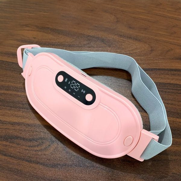 Period Cramps Heating & Vibrating Pad – Digital Pain Relief Belt for Women’s Care