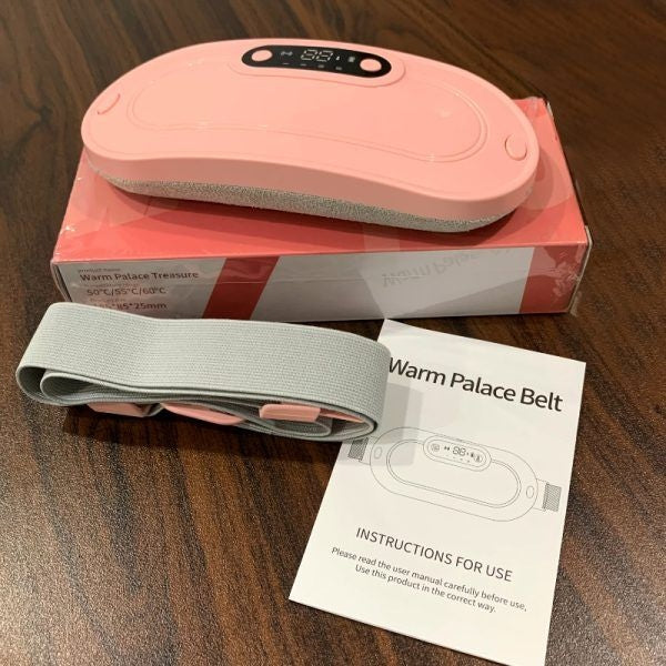 Period Cramps Heating & Vibrating Pad – Digital Pain Relief Belt for Women’s Care