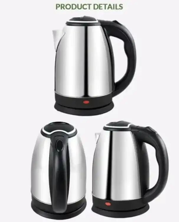 Premium Electric Kettle – Polished Body with Auto Shut-Off