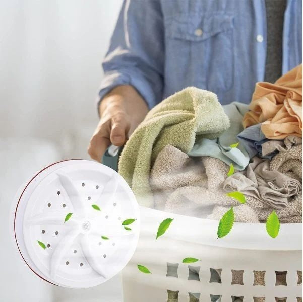 Mini Turbo Washing Machine – Portable Laundry Washer for Dorms, Travel & Small Loads
