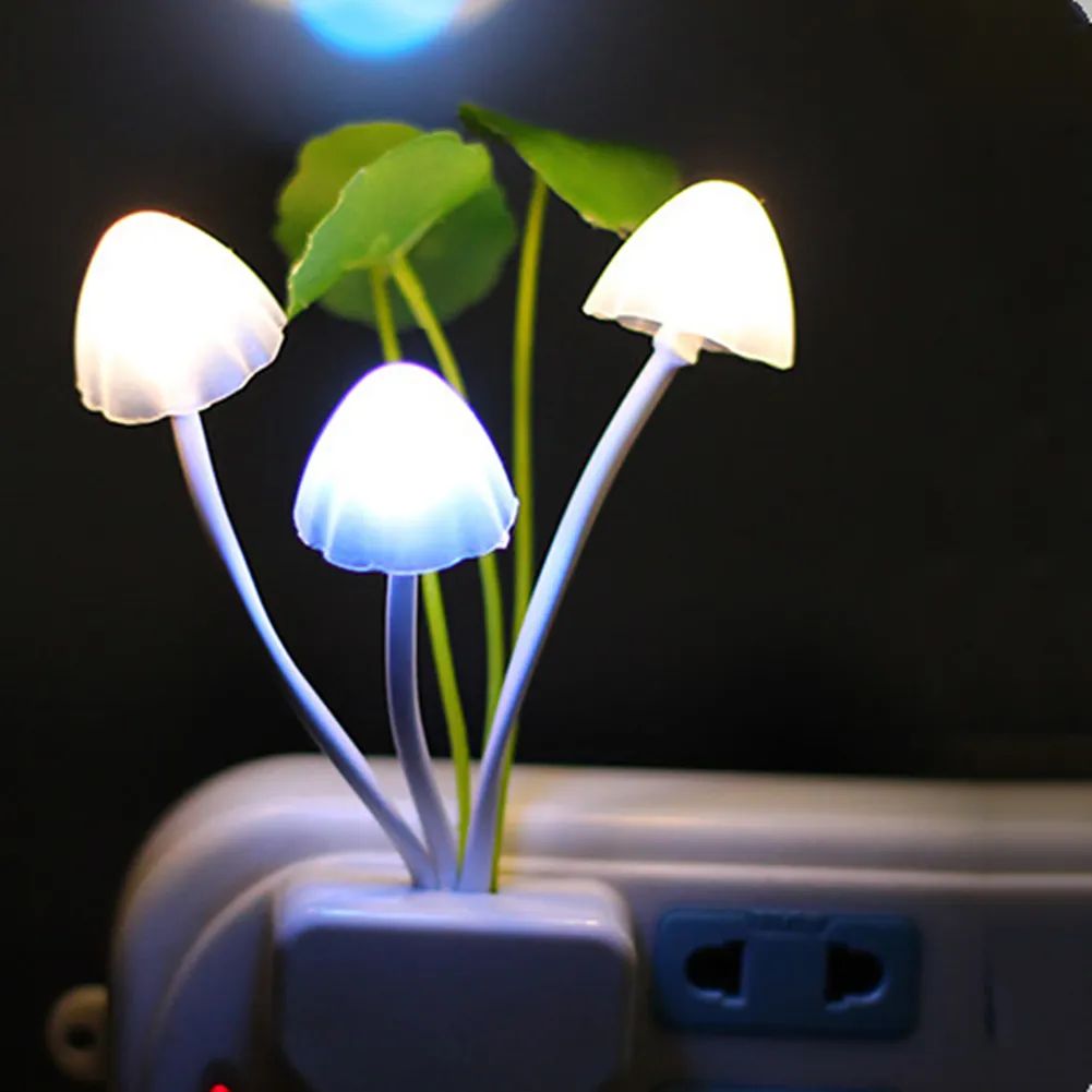 LED Mushroom Night Light – Light Control Wall