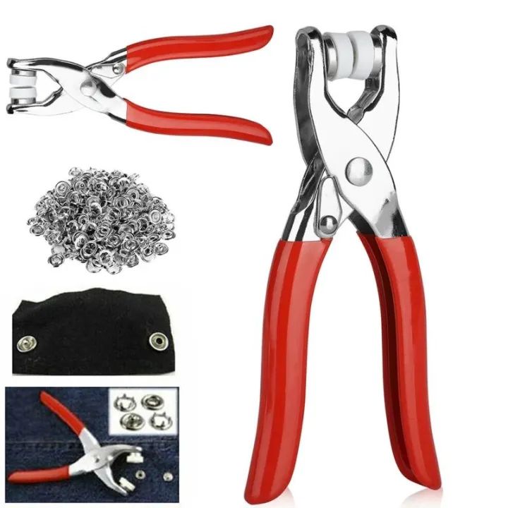 Metal Snap Button Pliers Tool – DIY Sewing for Leather, Bags & Clothes