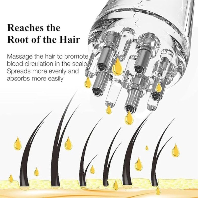 Mini Portable Oil Scalp Applicator Hair Oil Applicator Bottle Scalp Massager