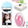 Portable Mobile Selfie Ring Light – Rechargeable LED Clip-On Ring with Flash Modes & Brightness Control for TikTok, Photography & Video Calls