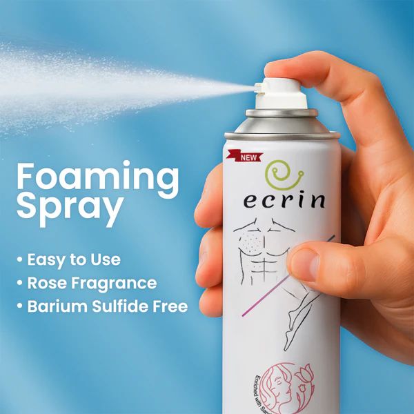 Ecrin Hair Removal Spray – Refreshing Foam Formula 200ml