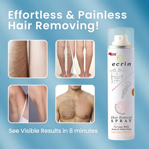 Ecrin Hair Removal Spray – Refreshing Foam Formula 200ml