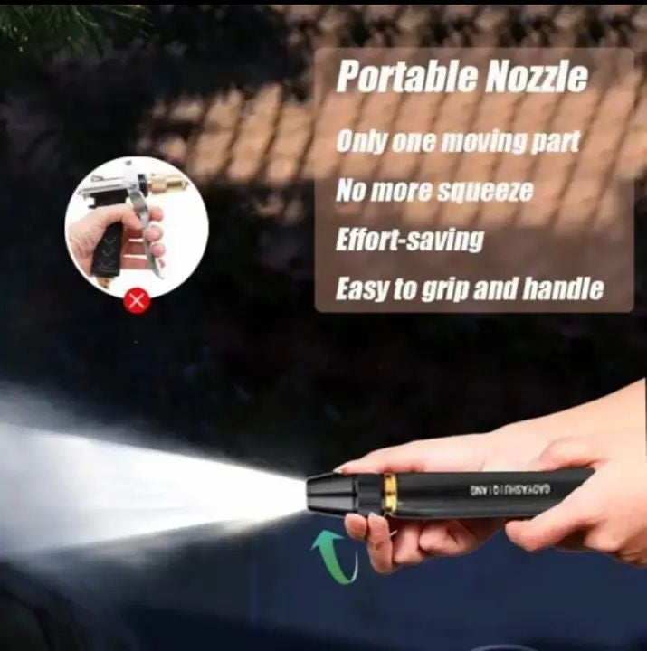 High-Pressure Spray Nozzle – Adjustable Hose Gun for Car & Garden