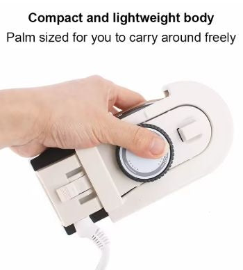 Portable Mini Foldable Electric Iron – 3 Gear Heat Press Travel Ironing Machine