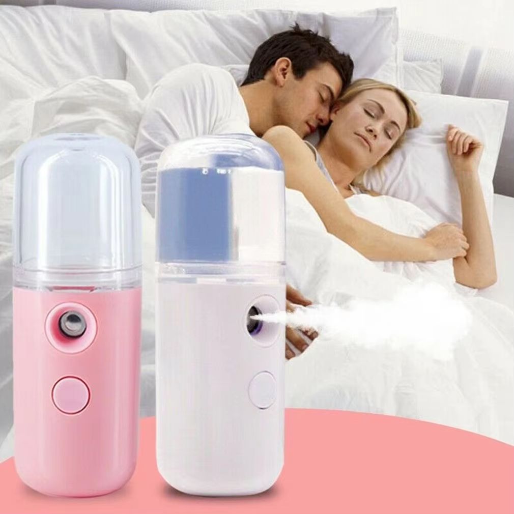 Portable Nano Mist Sprayer – Mini Face Steamer for Deep Hydration & Travel Skincare