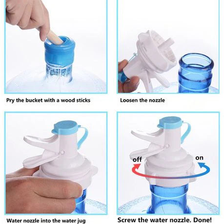 Portable Strong Water Dispenser Bottle Stand with Nozzle Tap | Durable & Easy-to-Use Water