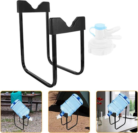 Portable Strong Water Dispenser Bottle Stand with Nozzle Tap | Durable & Easy-to-Use Water