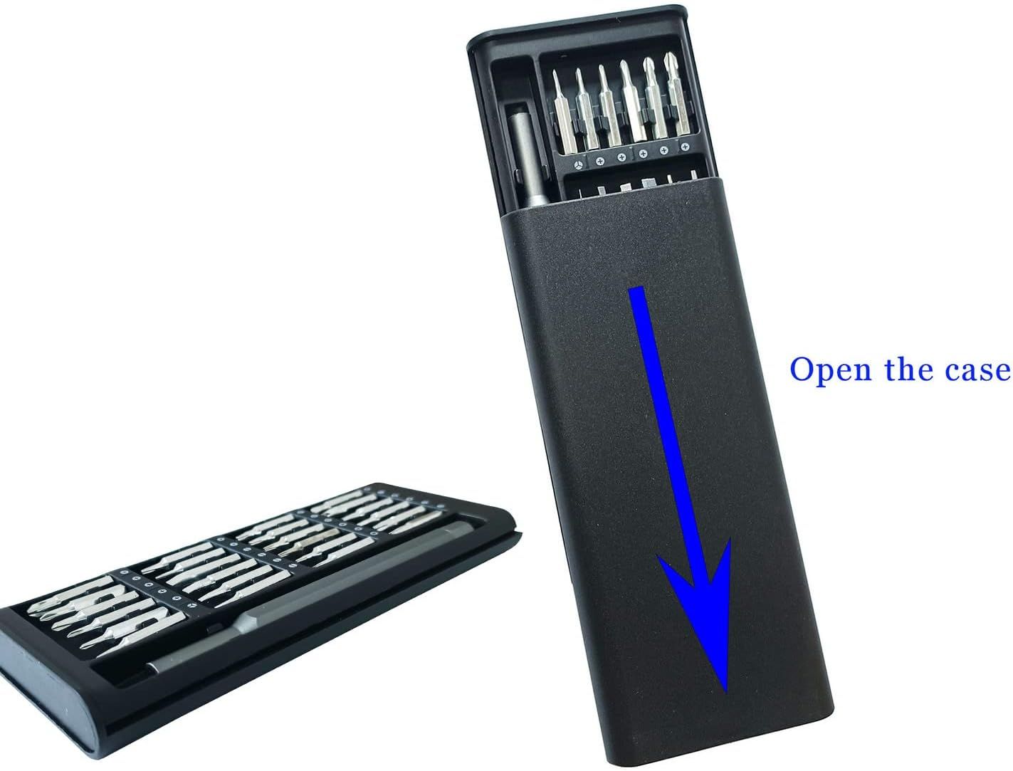 Magnetic Mini Screwdriver Kit 24-in-1 – Multi-Purpose Tool Set for Electronics