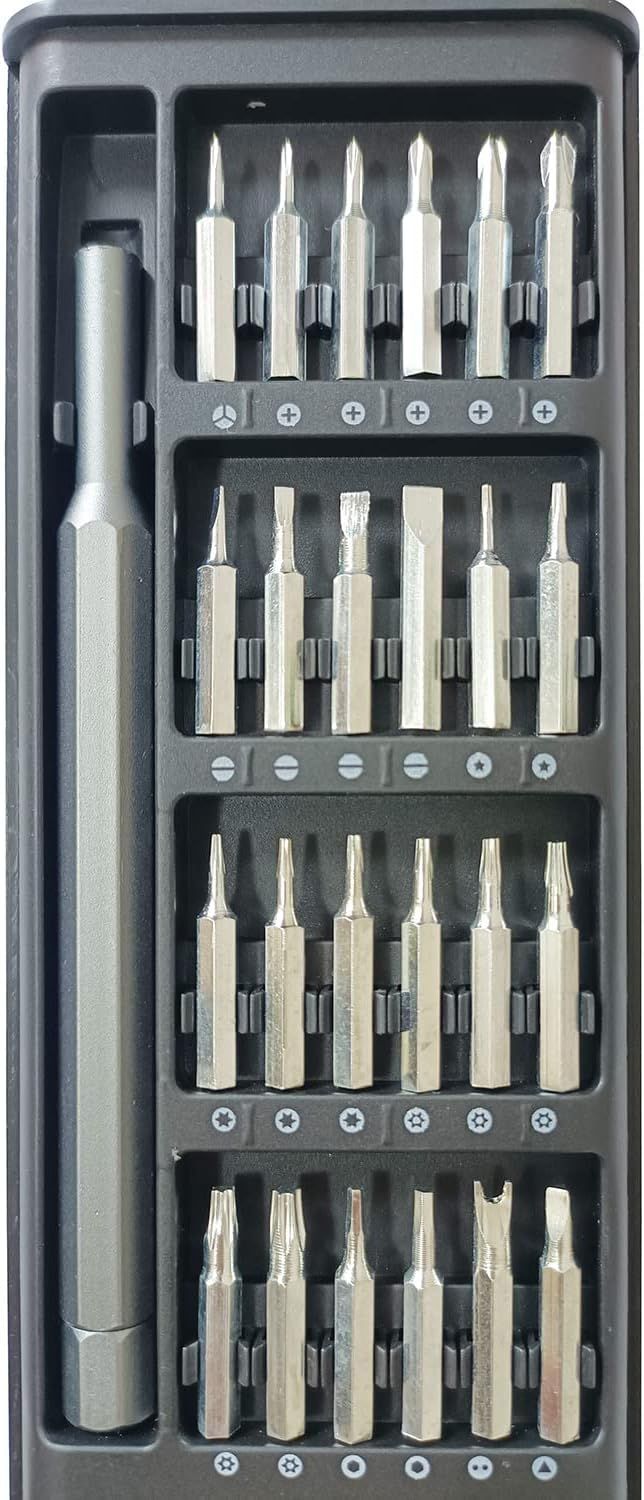 Magnetic Mini Screwdriver Kit 24-in-1 – Multi-Purpose Tool Set for Electronics