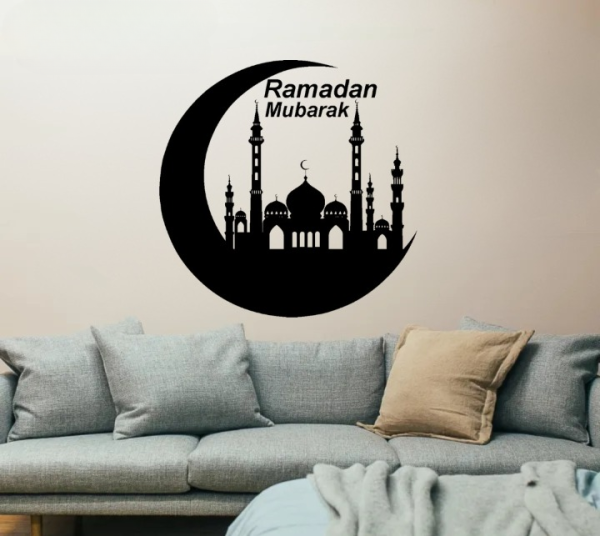 Ramzan Mubarak 3D Wooden Islamic Calligraphy Wall Art | Elegant Home & Office Décor | Perfect Gift 🎁