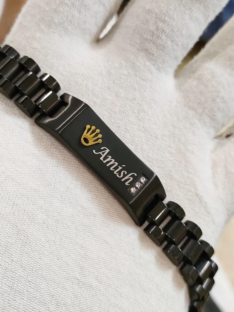 Custom Name Rolex Bracelet – Personalized Luxury Wristwear