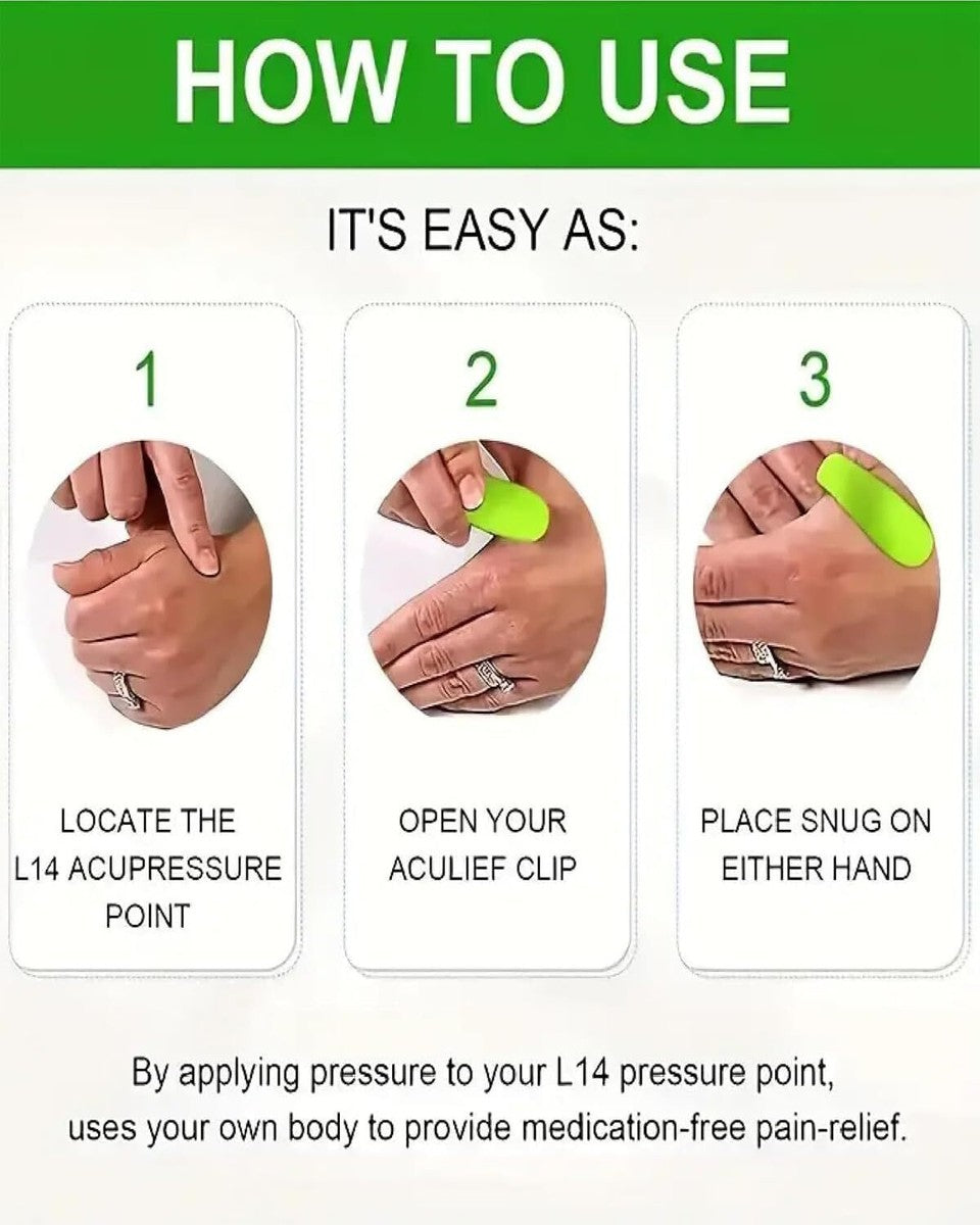 LI4 Acupressure Clip for Sugar Control & Diabetes Relief