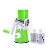 Tabletop Rotary Vegetable Cutter Manual Drum Slicer & Grater for Kitchen Use