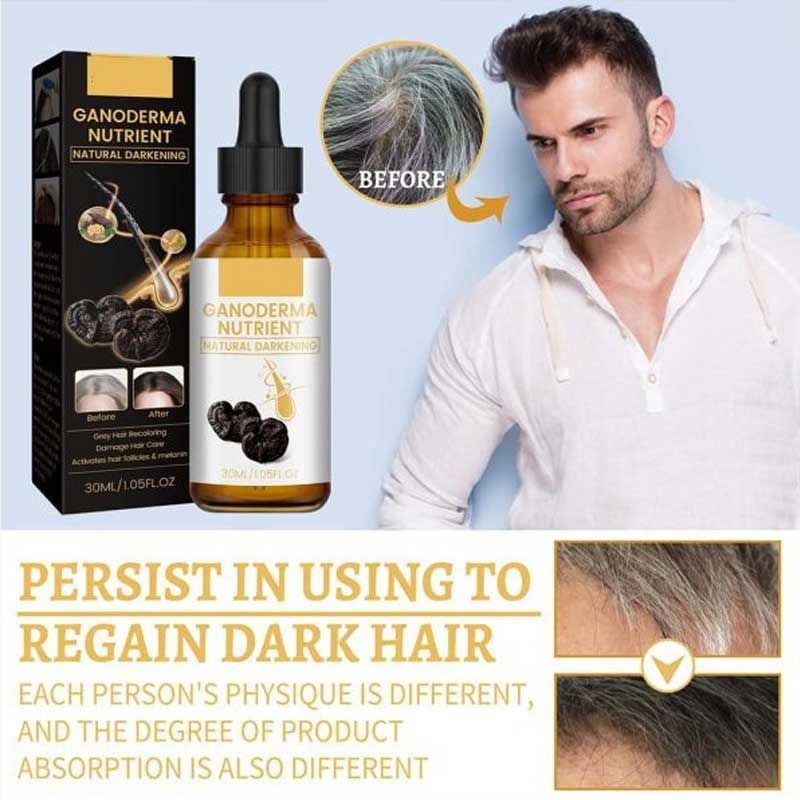 Anti-Greying Hair Serum – Ganoderma Lucidum Black Hair Solution 30ml