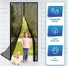Magic Mesh Magnetic Screen Door Hands Free Insect Barrier for Doors