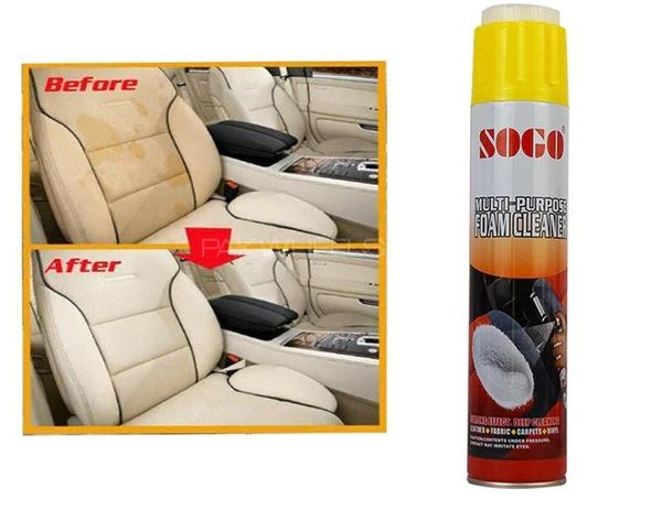 Sogo All-in-One Foam Cleaner – 650ml for Fabric, Carpet & Leather