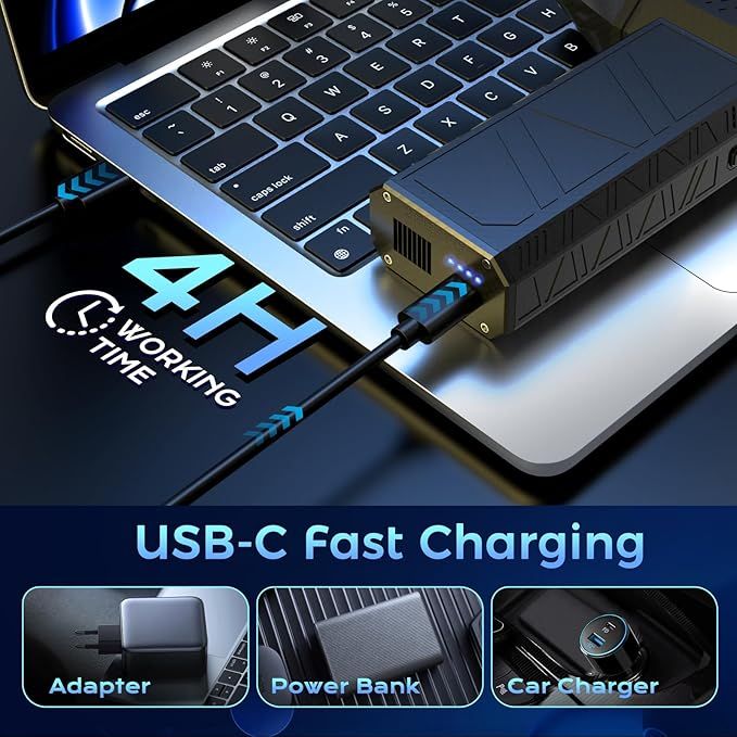 130000 RPM Mini Jet Blower – Rechargeable Cordless Air Duster