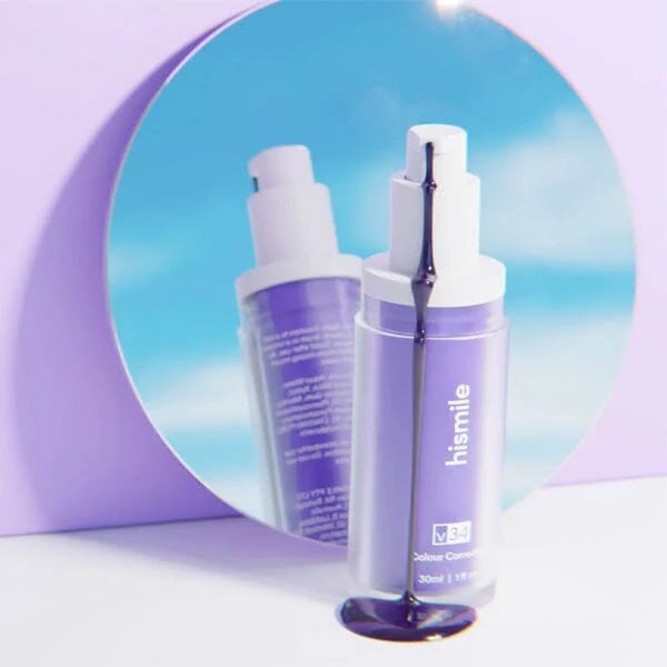 Teeth Whitening with Hismile V34 – 30ml Color Corrector Serum for Brighter Smile