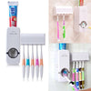 Automatic Toothpaste Dispenser with 5 Brush Holder
