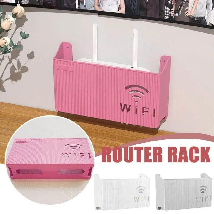 Wall-Mounted WiFi Router Storage Box